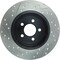 Centric Parts Sport Drilled/Slotted Brake Rotor, 127.63060L 127.63060L - alternate 5